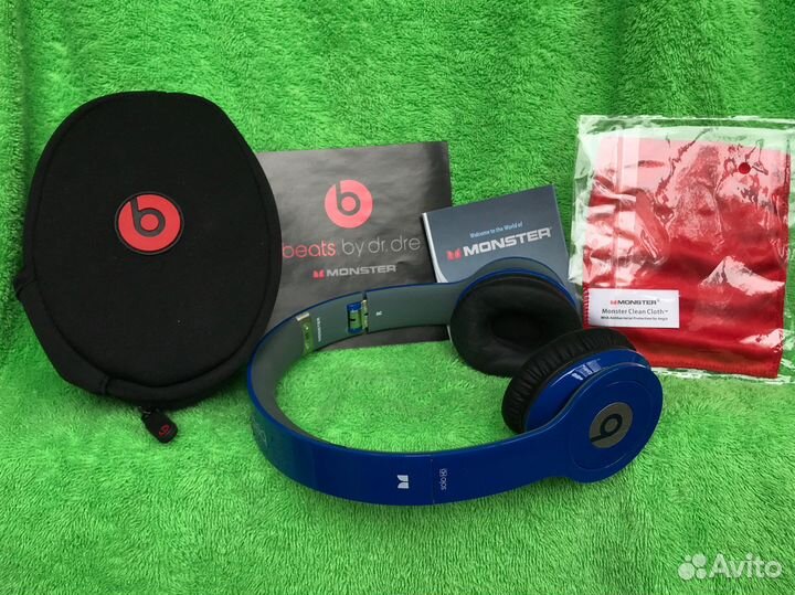 Наушники Beats solo hd (синие)