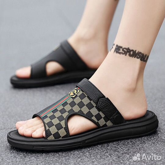 Сланцы мужские классика