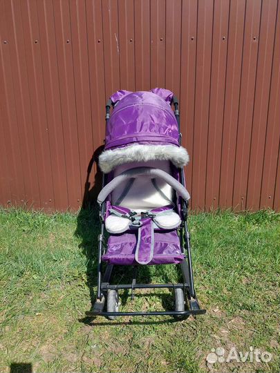 Коляска санки