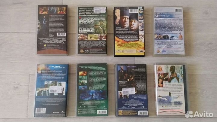 VHS Видеокассеты в плёнке/лицензия бокспластиковый