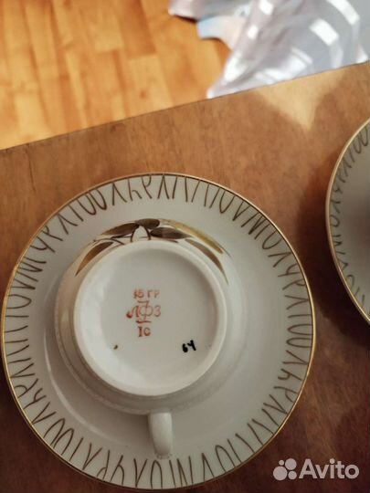 Сервиз лфз Чайный Букет чайных роз 1964 г