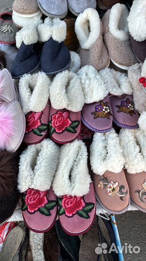 Чуни из овечий шерсти