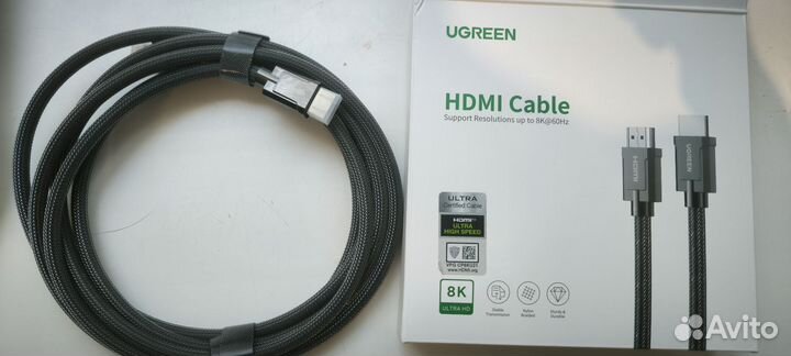 Кабель hdmi 2.1 ugreen 3м