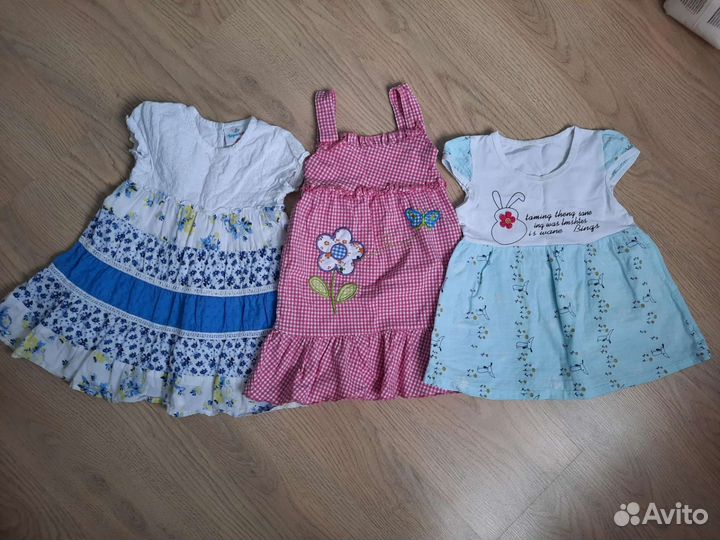 Платье для девочки 74-80 р-р