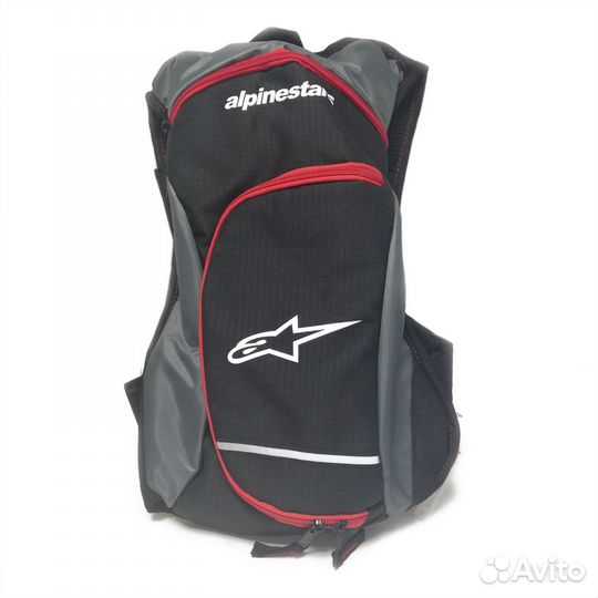Мото рюкзак Alpinestars черно-красный (гидратор)