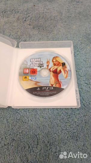 Диск GTA 5 на ps3