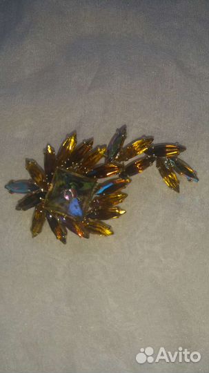 Винтажные украшения из чешского стекла