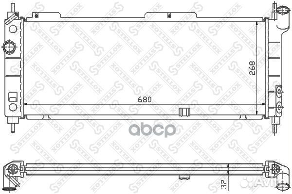 10-26068-SX радиатор системы охлаждения Opel C