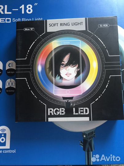 Кольцевая лампа 26см