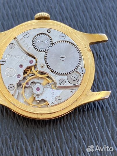 Наручные часы Победа СССР позолота