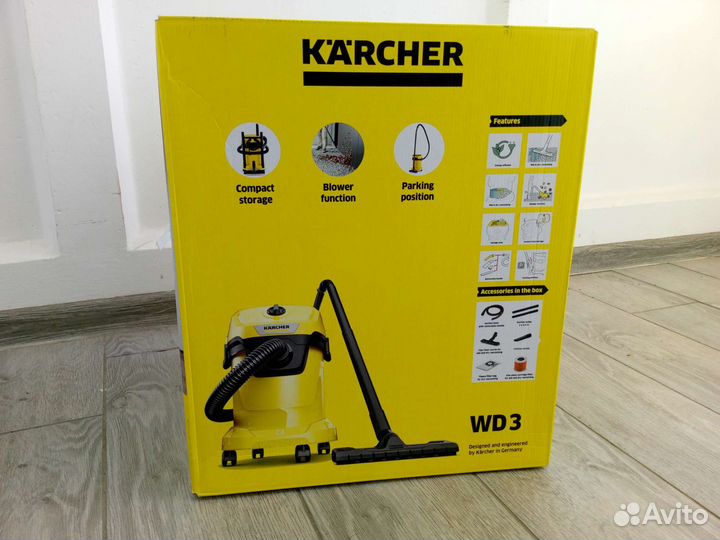 Пылесос Karcher WD3