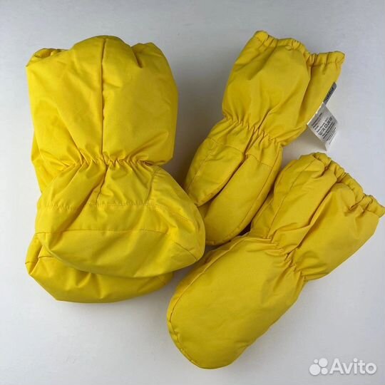 Пинетки и варежки 6/12 мес новые