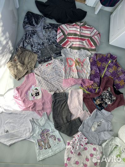 Вещи пакетом на девочку 98 104