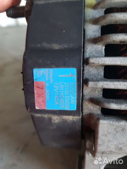 Генератор nissan mr20de qr25