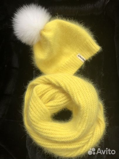 Комплект шапка и снуд