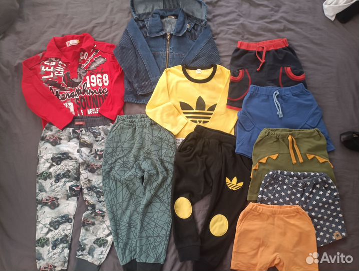 Вещи для мальчика пакетом 3-5 лет (одежда, обувь)