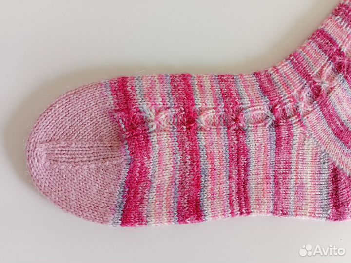 Носки женские шерстяные ручной работы