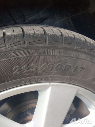 Летняя резина с дисками r17