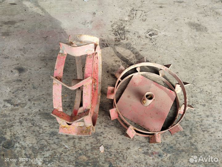 Колеса для культиватора с грунтозацепом