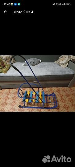 Детские санки с колесами