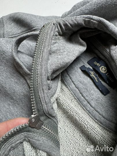 Зип Худи Henri Lloyd Zip Hoodie Regular Grey (L)