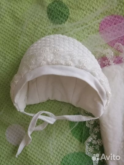 Конверт одеяло на выписку меховой Сонный гномик