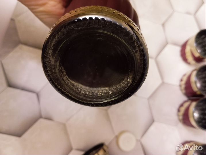 Штофы и графины СССР цветное стекло