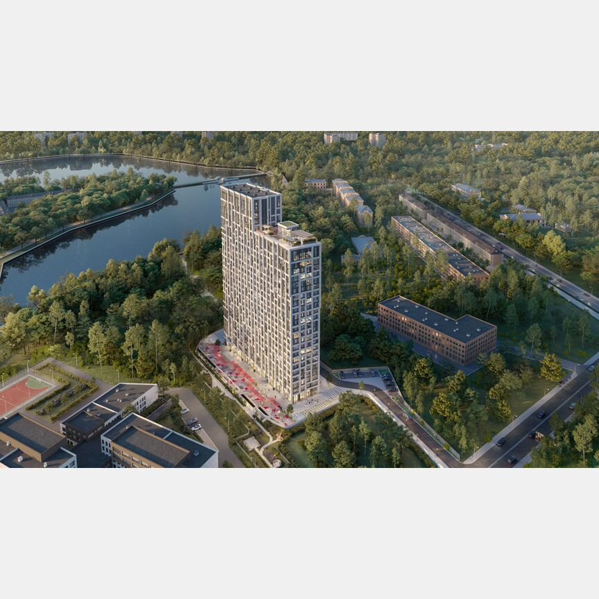 3-к. квартира, 75,6 м², 22/28 эт.