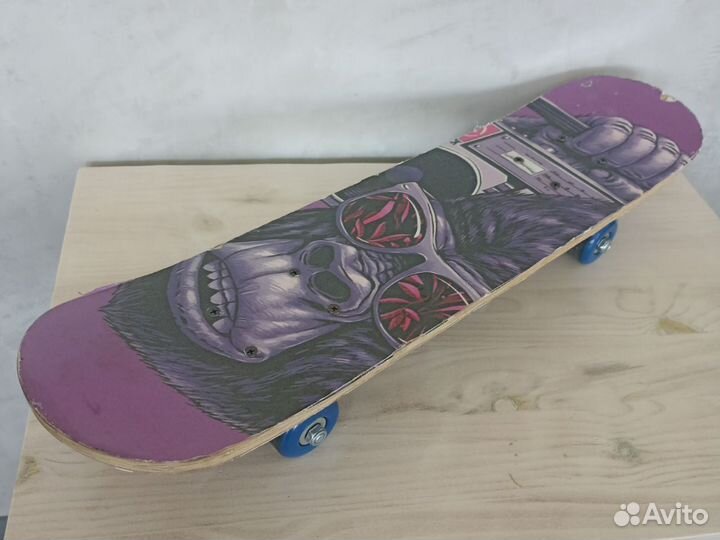 Скейтборд с набором защиты