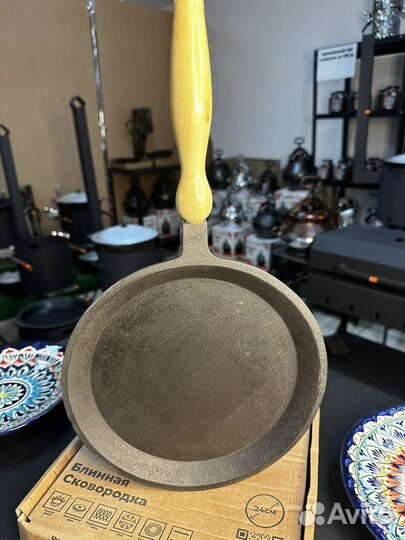 Сковорода блинная чугун