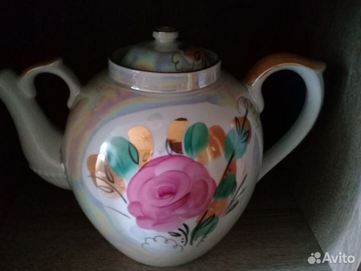Дулёво фарфор Чайник Русский 4.5 л Новый
