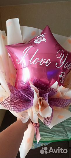 Крафт букет из шаров