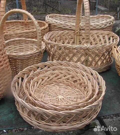 Корзина плетеная