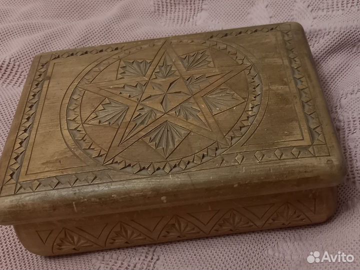 Шкатулка деревянная СССР