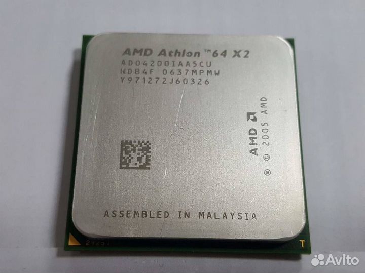 Процессор AMD Athlon 64 X2 4200+ (2x2200мгц)(б/у)