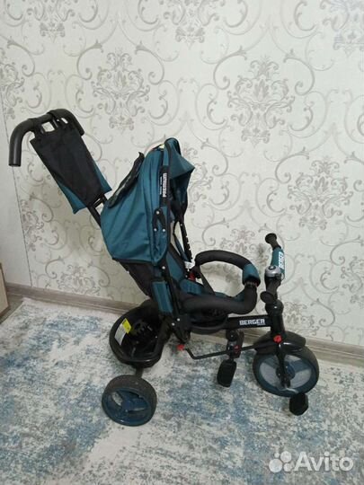 Трехколесный велосипед коляска