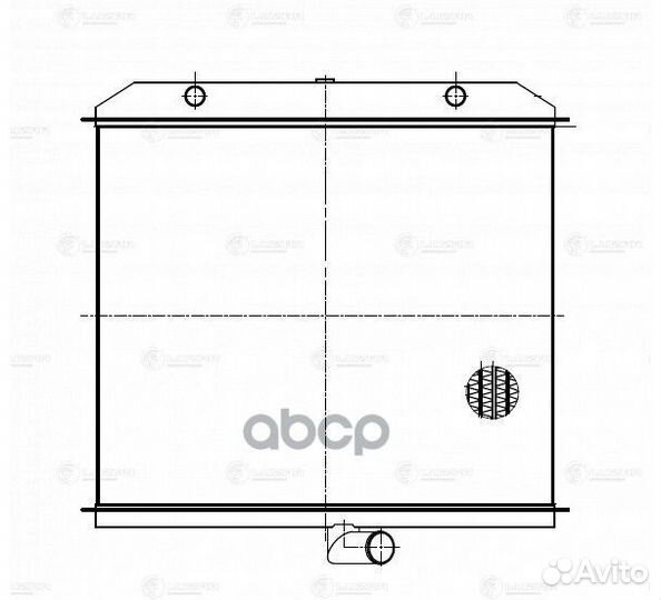 Радиатор охл. LRc 0644 luzar