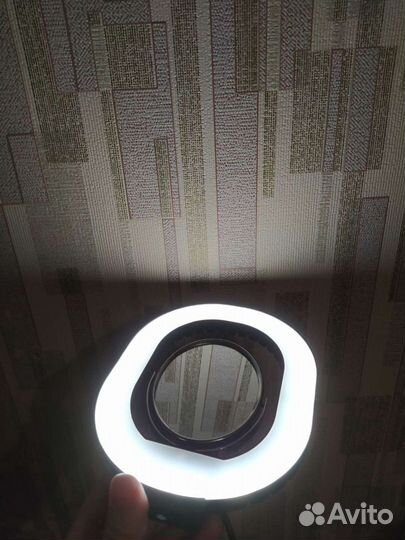 Селфи кольцо с зеркалом на штативе