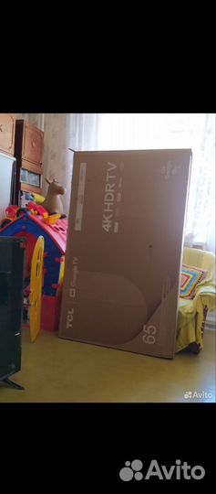 Коробка от телевизора 65