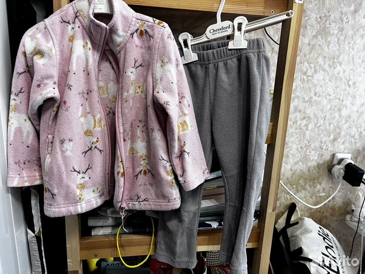 Crockid флисовый костюм 98