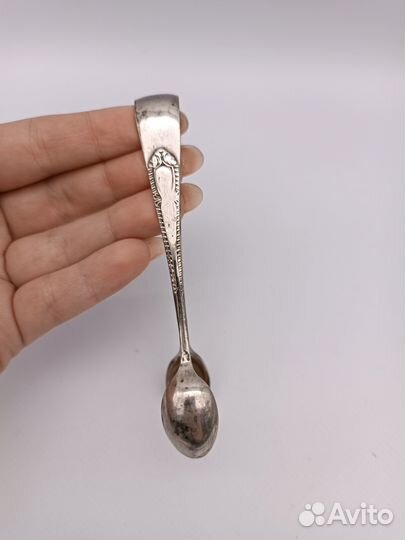 Щипчики щипцы для сахара серебрение нач. XX в