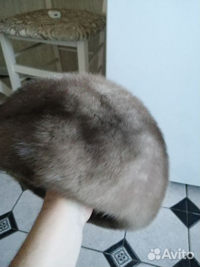 Берет женский норковый