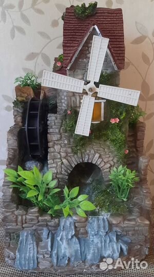 Декоративный фонтан комнатный водопад