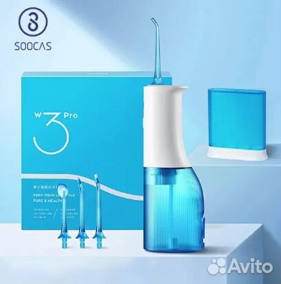 Ирригатор Soocas W3 PRO (4 насадки в комплекте)