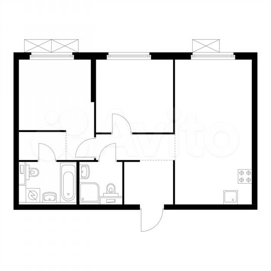 2-к. квартира, 59,7 м², 10/24 эт.