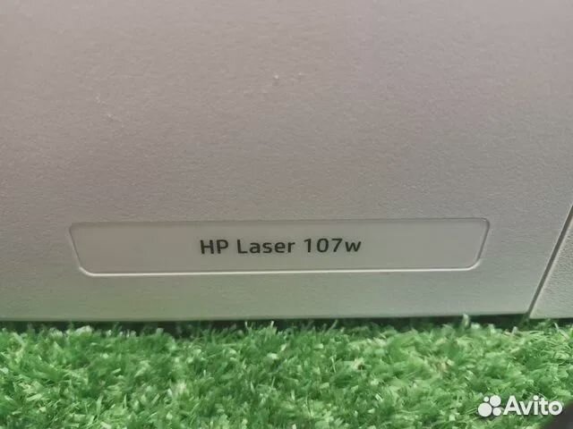 HP Принтер лазерный Laser 107w, ч/б, A4, белый