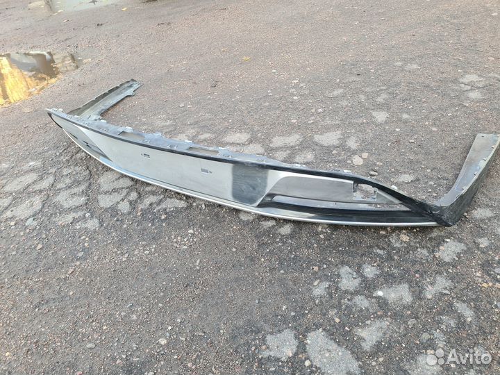 Hyundai Sonata 8 юбка заднего бампера