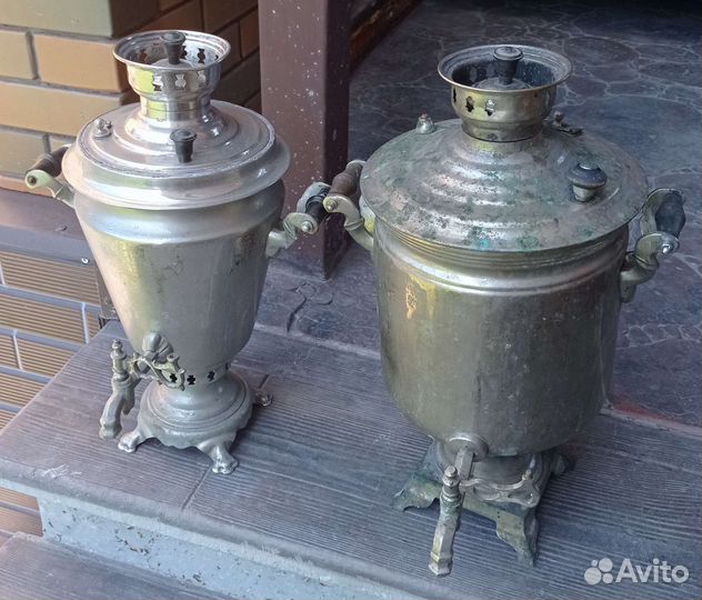 Самоваы СССР, формы рюмка и бочка