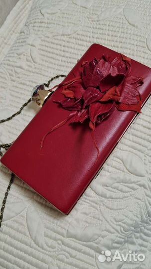 Сумка клатч натуральная кожа от мастерской Natel