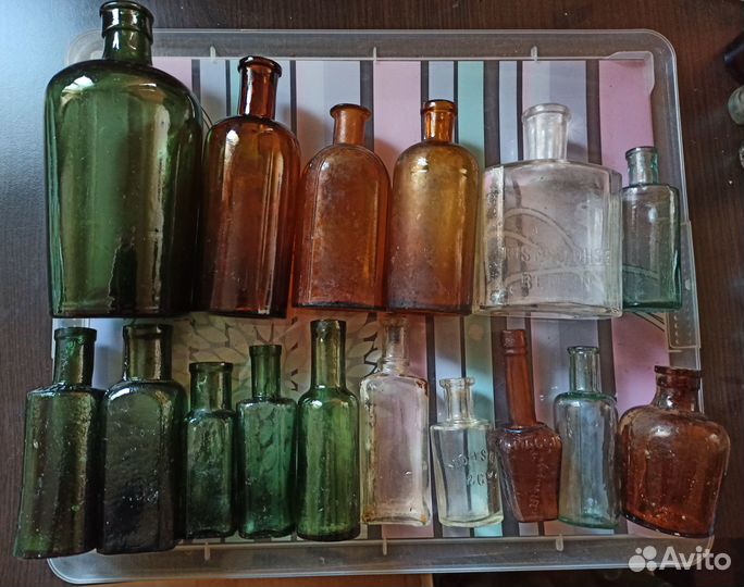 Старинные немецкие бутыльки